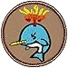 Flaming Narwhal Patrol Patch - 2