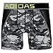 adidas Men's Climacool Mesh Single Boxer Brief Underwear, Grey Prime Camo/Black/Semi Solar Slime, Large