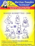 Bonnie Bonnet Too Aunt Martha's Hot Iron Embroidery Transfer