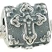 Sterling Silver Christian CROSS BEAD for European Charm Bracelet