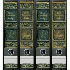 File Art - Design Etiketten - Motiv Meyers Lexikon - breit