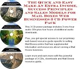 : The Quick and Easy Make An Extra Income, Success Principles and Sales Models for Mail Boxes Web Businesses 3 CD Power Pack