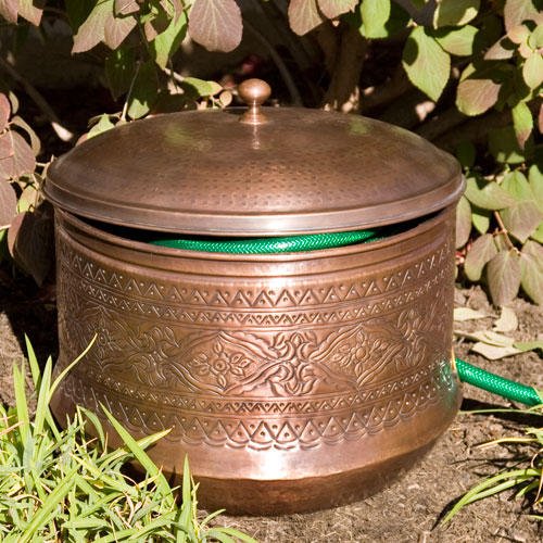 Floral Hammered Copper Hose Pot with Lid Review CookeACameronkah
