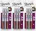 Sharpie Metallic Fine Point Permanent Marker, Assorted Colors, 3 Count (Pack of 3) Total 9 Markers