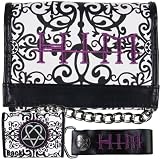 H.I.M. - Floral Logo Chain Wallet