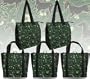 Horses Shopping Bags Reusable Grocery Bags 5 Pc Set Horse SET 5 Pieces 2 Insulated Zippered Bags and 3 Sturdy Shopping Bags in Designer Prints GIFT IDEA