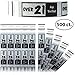 Goldistock Event Wristbands Over 21 Metallic Silver 500 Ct. | ¾” Arm Bands | Paper-Like Party Armbands | Wrist Bands for Easy Drinking Age ID