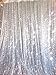 4ft X 6ft Silver Sequin Photo Backdrop, Any Size is Acceptable,Wedding Photo Booth,Photography Background,Ceremony Background