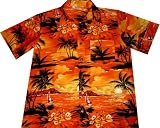Produkt-Bild: Hawaiihemd Evening on Hawaii in 5XL, 4XL, 3XL, 2XL, XL, L und M