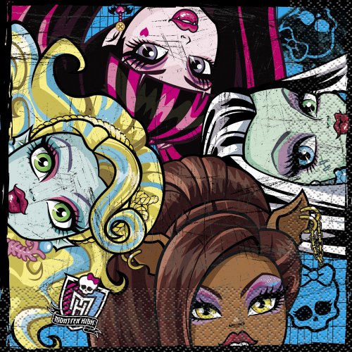 Monster High Party Napkins, 16ct