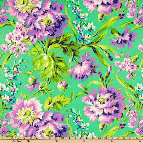 Amy Butler Love Bliss Bouquet Emerald Fabric By The Yard