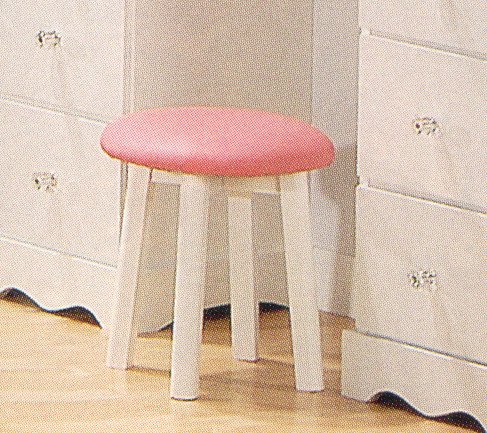 Childrens Toyshop  Toys : Coaster Princess Youth Stool in White finish