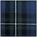 Amazon Brand – Pinzon Lightweight Cotton Flannel Sheet Set - Full, Blackwatch Plaid