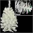 2' Shimmering White Iridescent Artificial Christmas Tree - Unlit