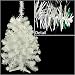 2 Shimmering White Iridescent Artificial Christmas Tree   Unlit