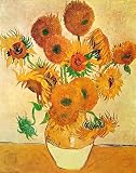 Sunflowers II by Vincent van Gogh,12.5 in. x 16.1 in.