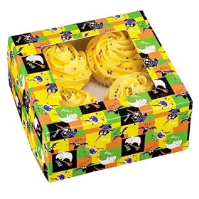 Wilton Halloween Cupcake Box Set, 4 Count