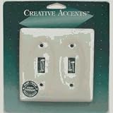 Jackson-Deerfield Mfg. 982CW White Porcelain Wall Plate