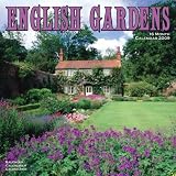 English Gardens 2009 Wall Calendar 12 X 12