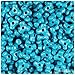 BeadTin Dark Turquoise Opaque 11mm TriBead Craft Beads (600pcs)