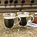 BonJour Espresso Cups, 6-Ounce, Glass