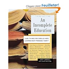 An Incomplete Education: 3,684 Things You Should Have Learned but Probably Didn't