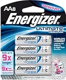 Energizer AA Lithium Batteries (8-count), Lasts 9 Times Longer