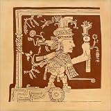 Poster 30 x 30 cm - "G�tterd�mmerung Maya - Wandbild" von Marita Zacharias - auch in anderen Gr��en und als Leinwandbild erh�ltlichvon "POSTERLOUNGE"