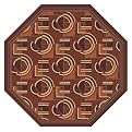 Stainmaster® Modernes Rug- Rusted Earth(77" Octagon)
