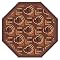 Stainmaster® Modernes Rug- Rusted Earth(77" Octagon)