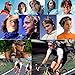 Oureamod Wide Headbands for Men and Women Athletic Moisture Wicking Headwear for Sports,Workout,Yoga Multi Function (Solid)