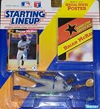 Kansas City Royals Brian McRae Action Figure - 1991 Starting Lineup Major League Baseball Series with 11" x 14" Special Poster