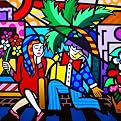 Outdoor Art - Young Love by Jozza (24x24")