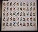 US State Birds and Flowers Full Sheet of Fifty 20 Cent Stamps Scott 1953-2002