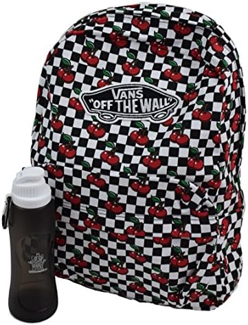 Vans Realm Backpack Bundle With Rol-Bot Water Bottle