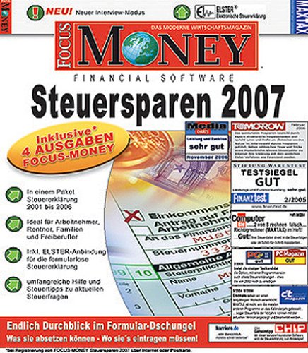Childrens Toyshop  Software : FOCUS-MONEY Steuersparen 2007