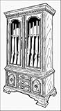Lighted 8 Gun Cabinet - Intermediate Level -288
