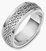7.5mm Braided Platinum Wedding Band - 5