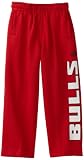 NBA Boys Chicago Bulls Fleece Pant - R26924Bu, Red, Medium (5/6)