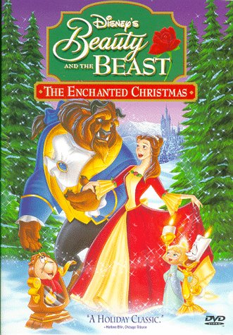 beauty and the beast christmas outline