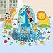 Amscan One Wild Boy 1st Birthday Table Decorating Kit, Large, Blue
