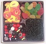 Scott's Cakes Large 4-Pack Peach Rings, Pectin Fruit Gels, Licorice Mix, & Black Licorice Bears