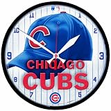 MLB Chicago Cubs Round Clock