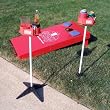 Koozy Kaddy - 2 Elevated Drink Holders with Integrated Scoring System