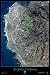 La Jolla, California Satellite Print, 24"x36"