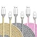 Micro USB Charger, Micro USB Cable 10Ft Eversame [3-Pack] Premium Nylon Braided High Speed Extra Long Charger Cord For Android Phones, Samsung, HTC, LG, Sony, Blackberry and more(Black White Pink)