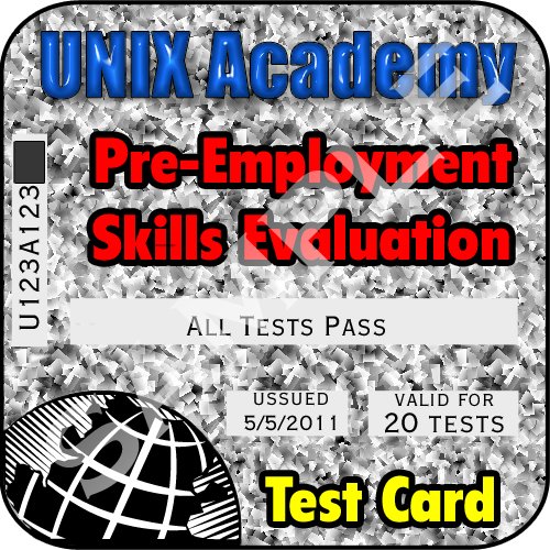 Pre-Employment Skills Evaluation Any 20 Tests Bundle by UNIX Academy