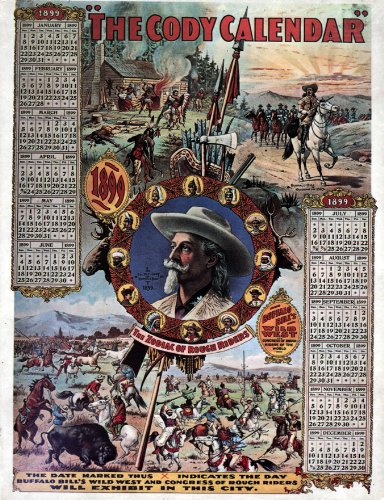 Buffalo Bill The Cody Calendar 1899 Art Print at Amazon.com