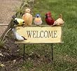 Birds Welcome Sign
