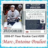 Fleer Edmonton Oilers 2006-07 Marc-Antoine Pouliot Rookie Card